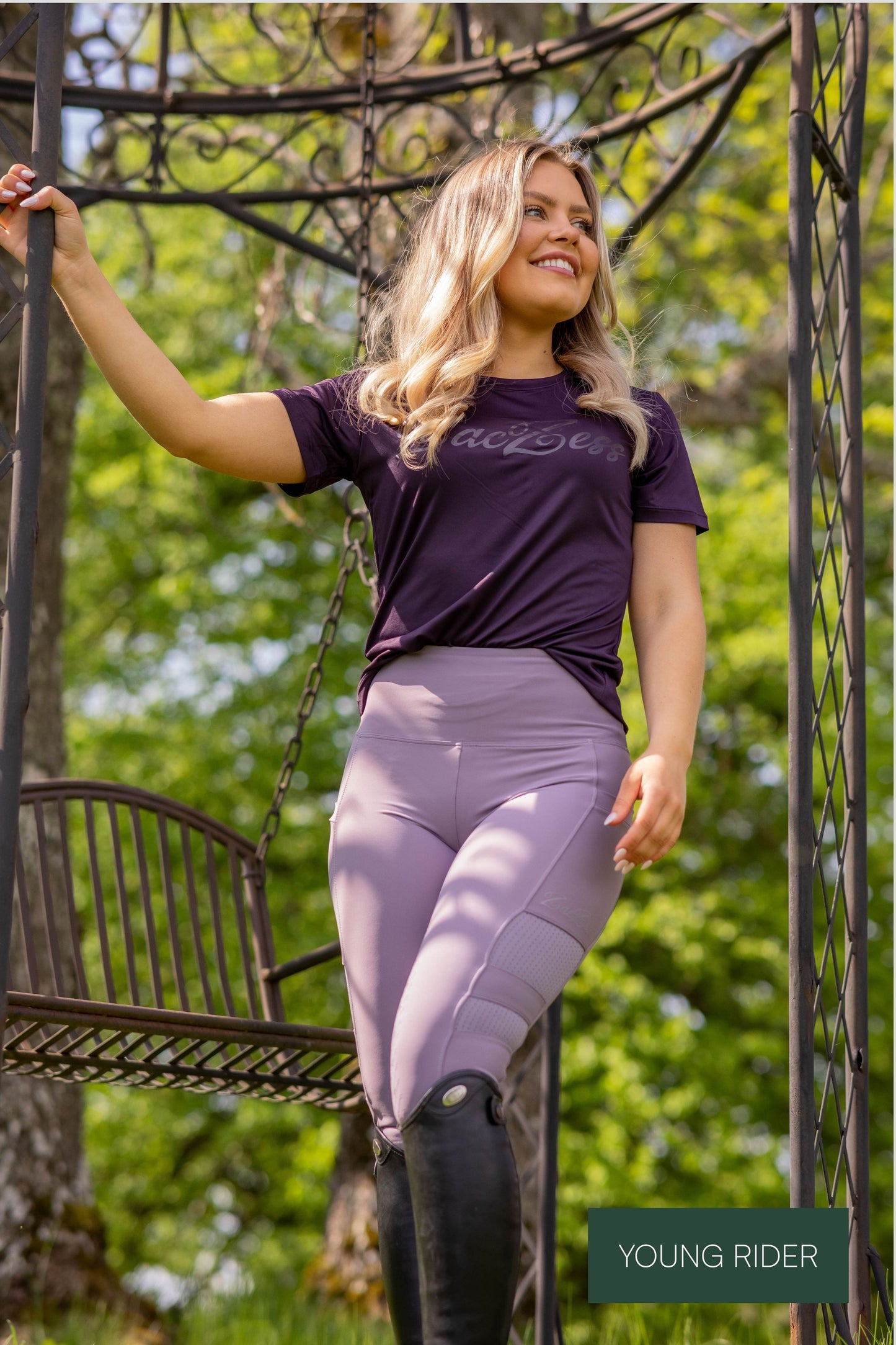 YR - Sofia plum T-shirt