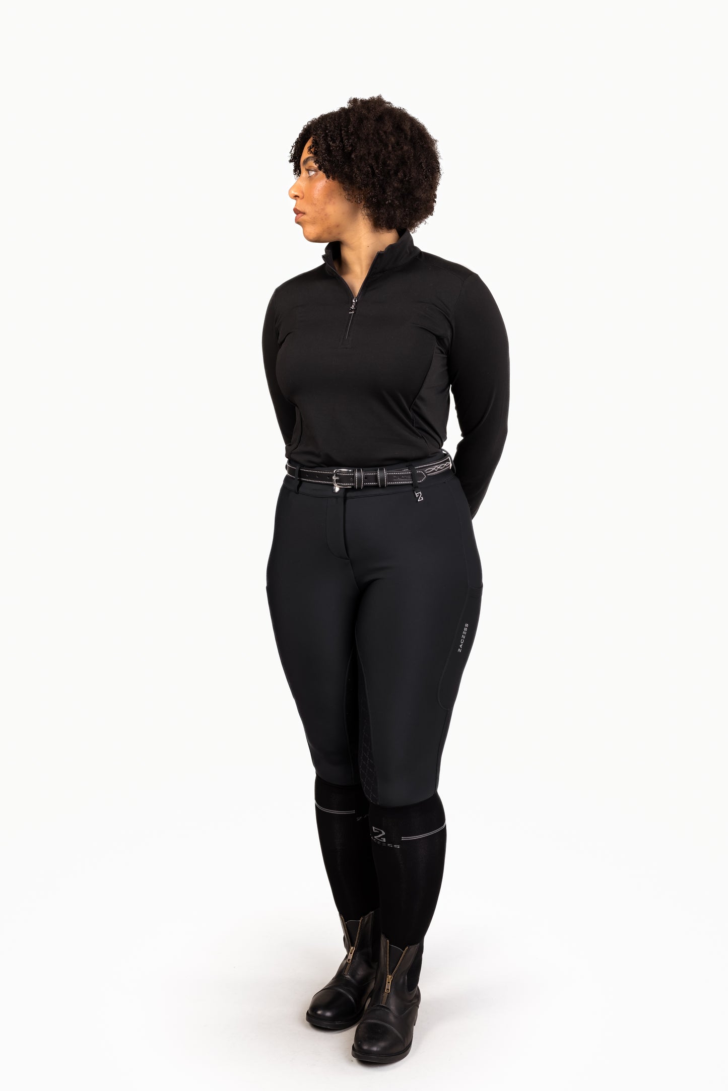 PLUS - Bombay Black Soft Breeches