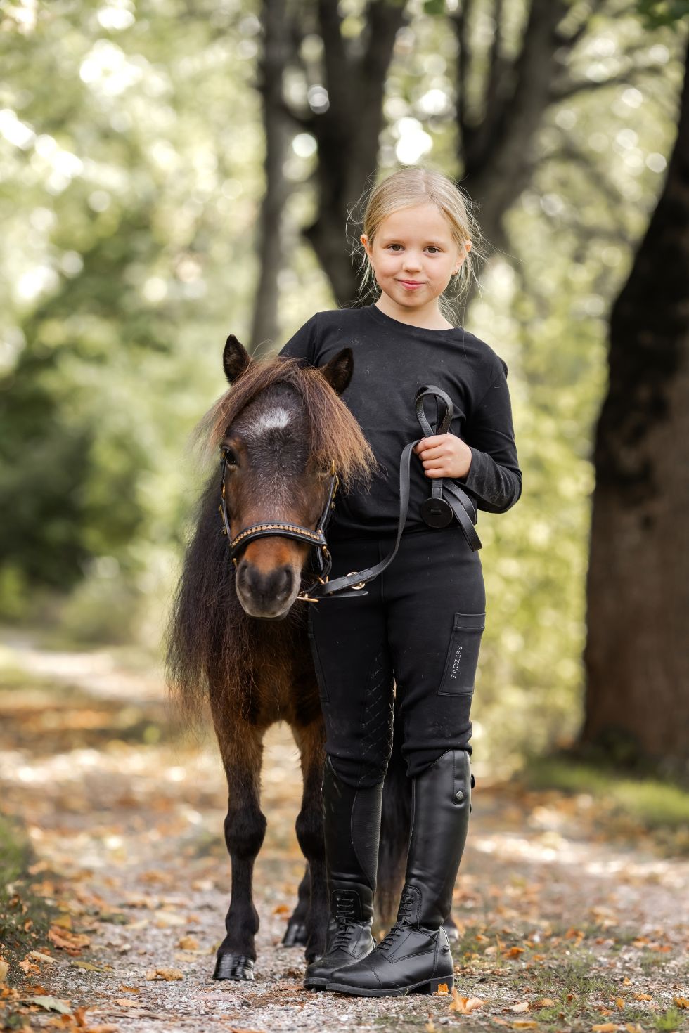 JUNIOR - Teddy Leggings Black