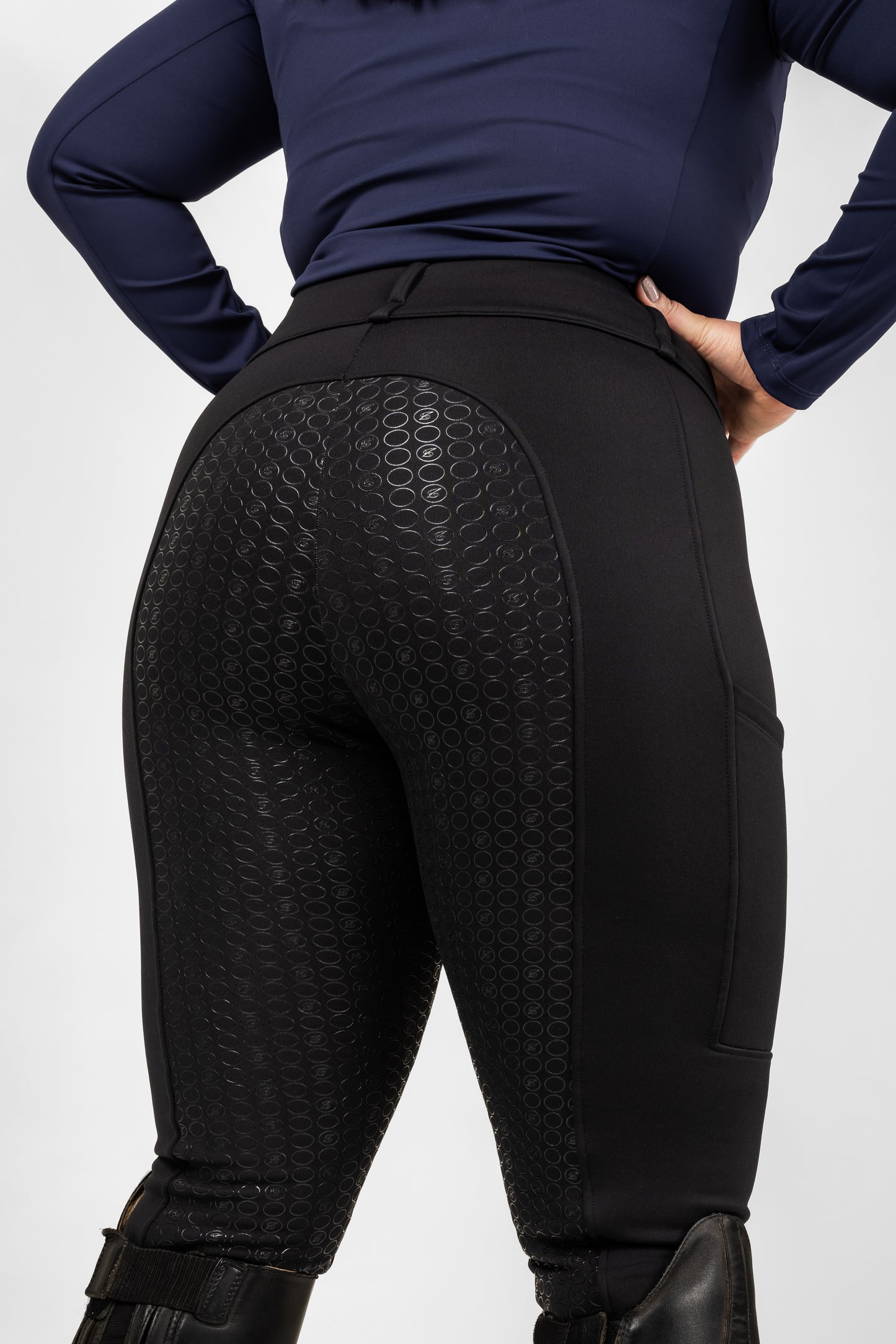 PLUS - Fleece Breeches Black
