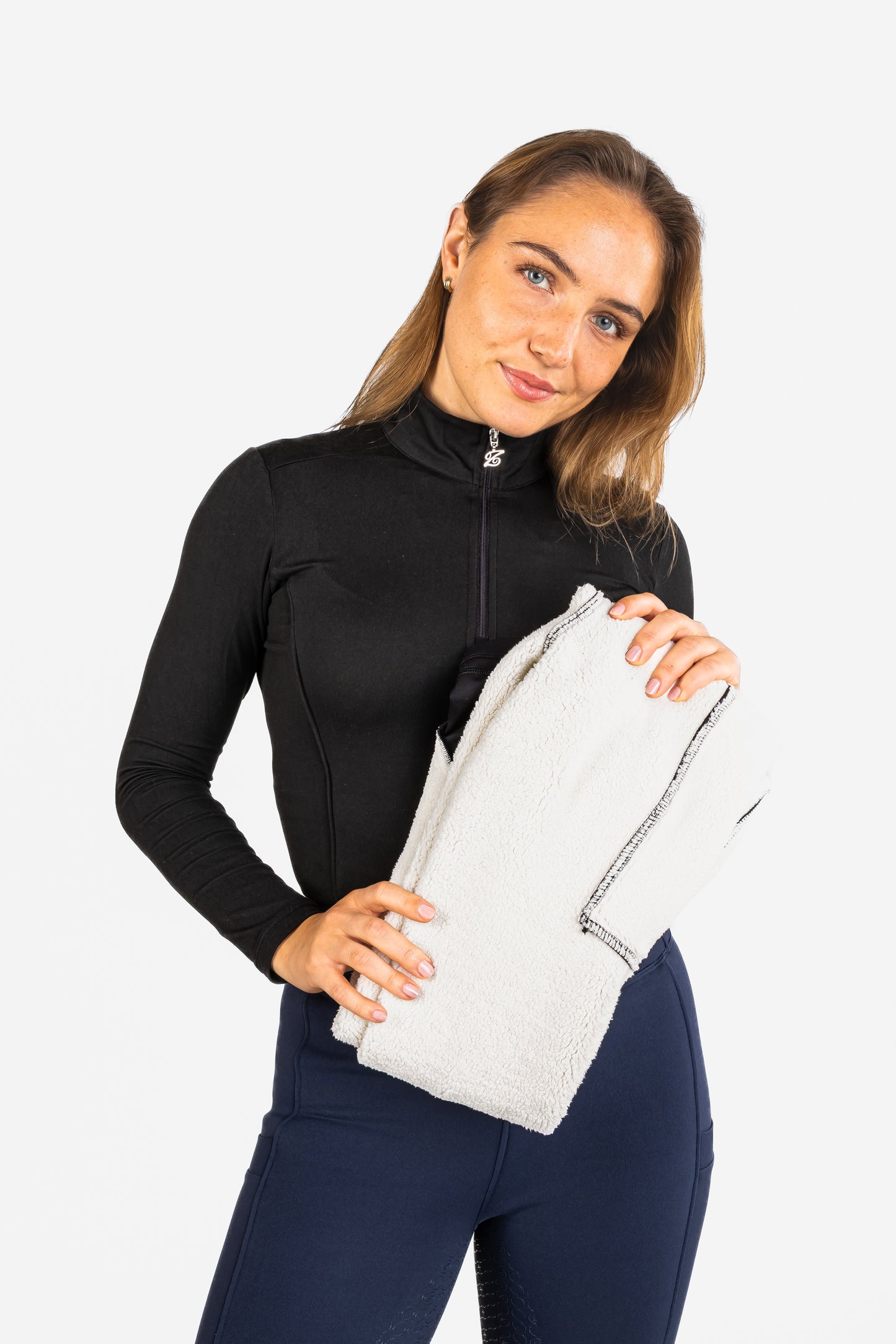 Teddy Winter Leggings Blue