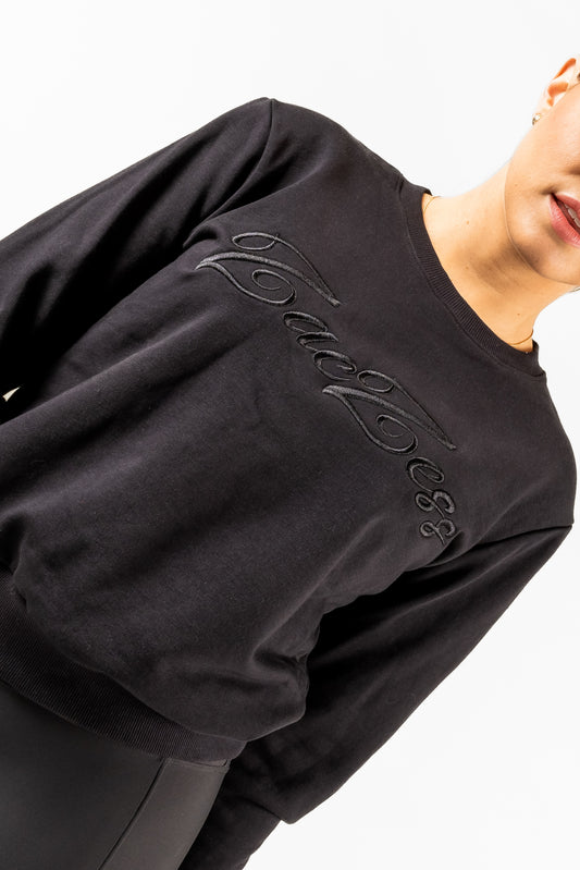 YR - Schwarzes Sweatshirt