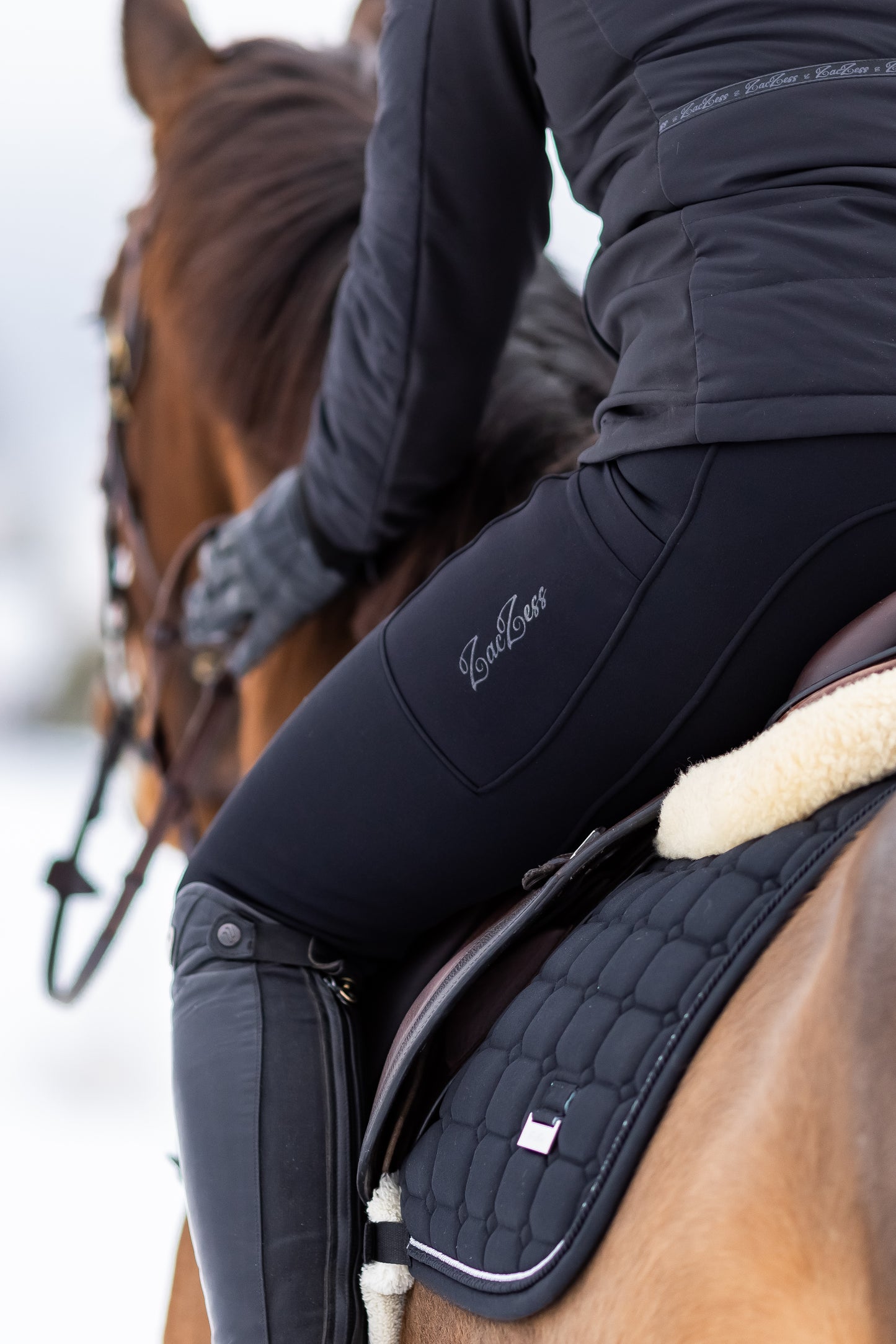 Teddy Winter Leggings Black