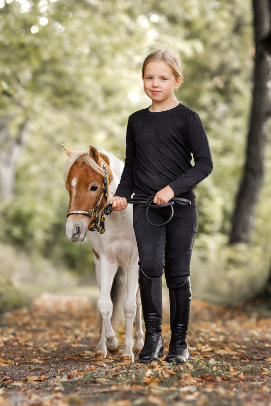 JUNIOR - Teddy Leggings Black