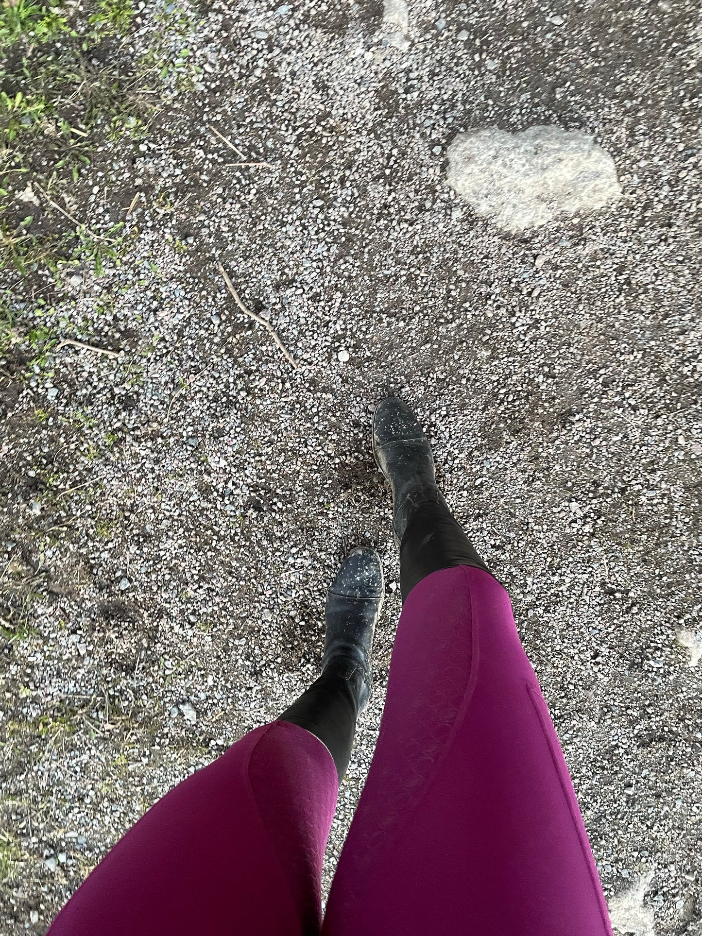 Ohio Purple Ruby Leggings Half Grip