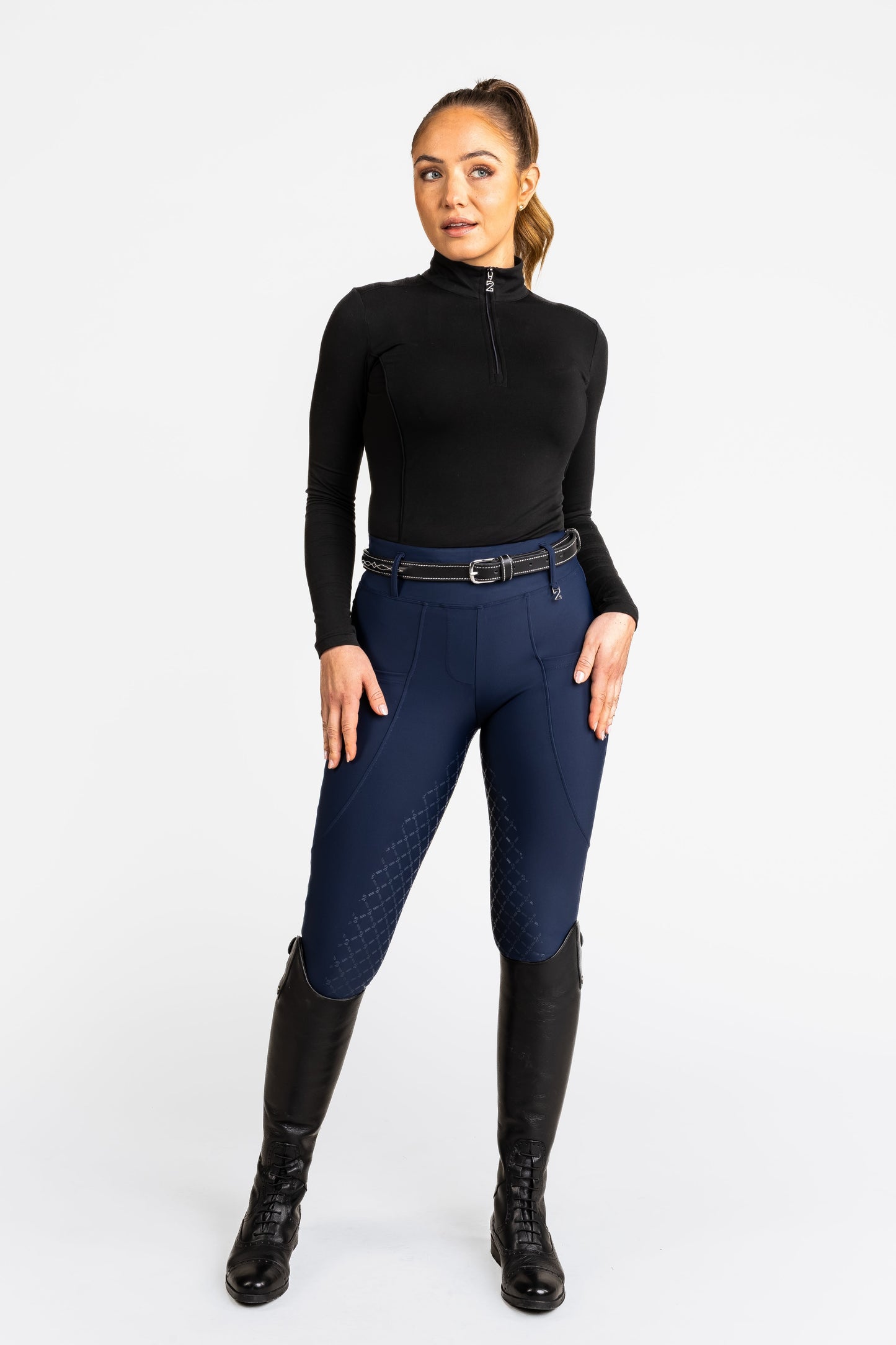 London Navy Hybrid Leggings