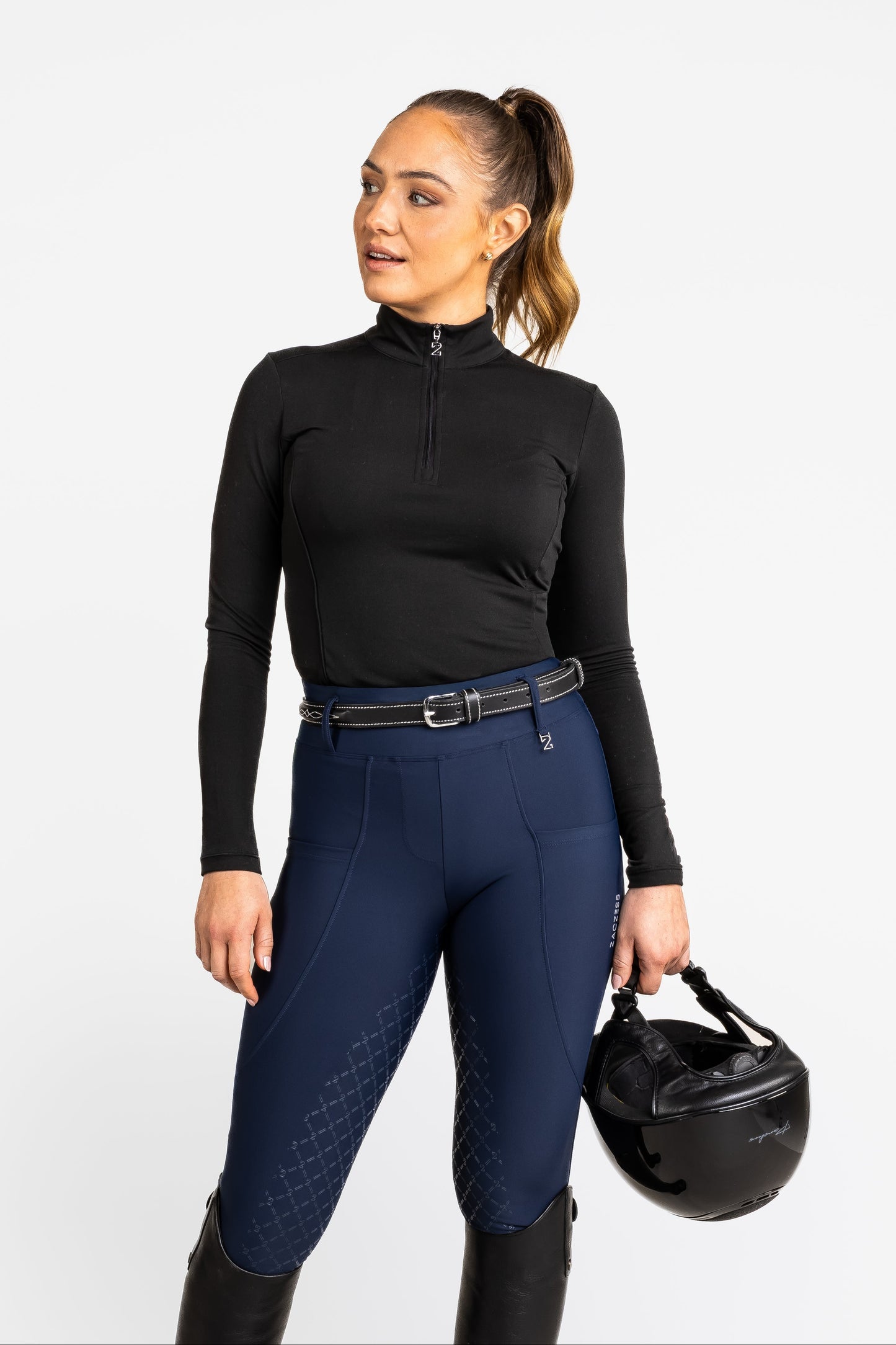 London Navy Hybrid Leggings