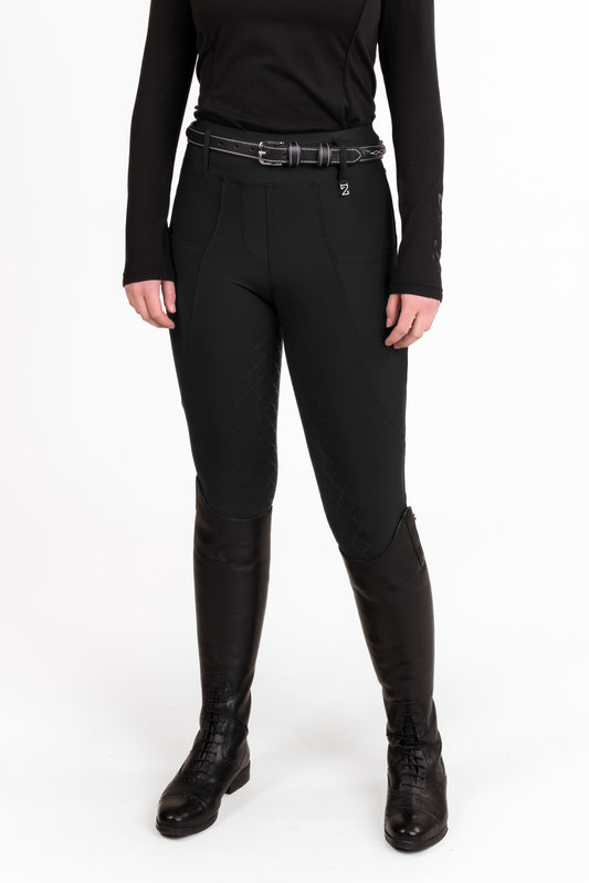 YR - London Schwarze Hybrid-Leggings