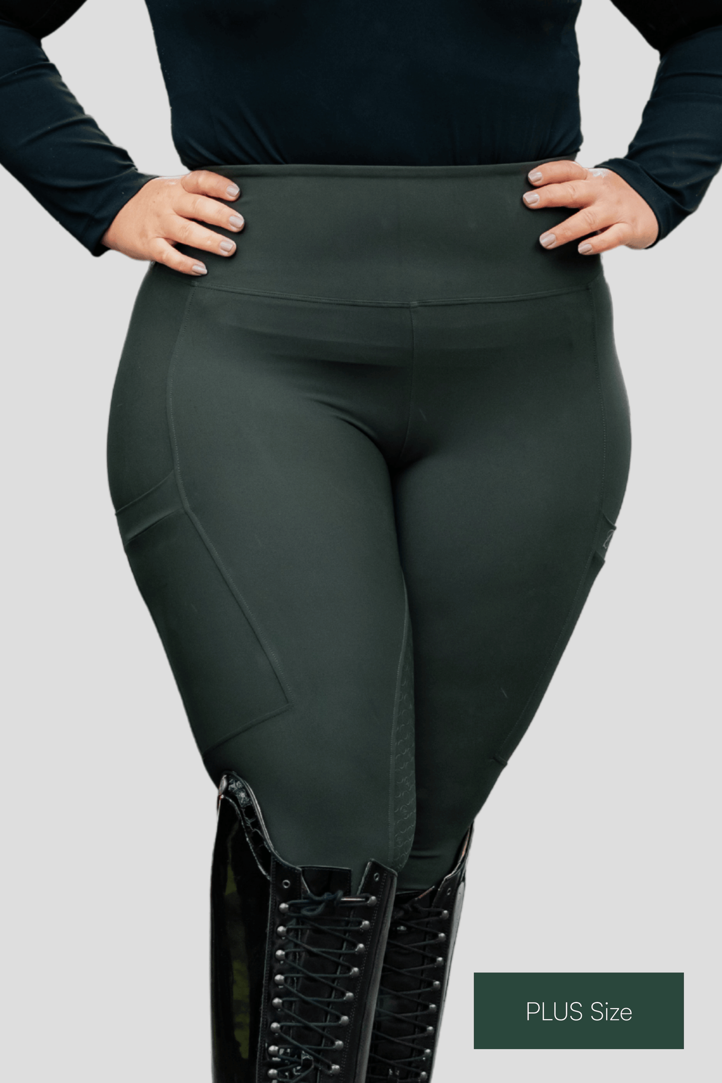 PLUS - Ohio Olive Leggings