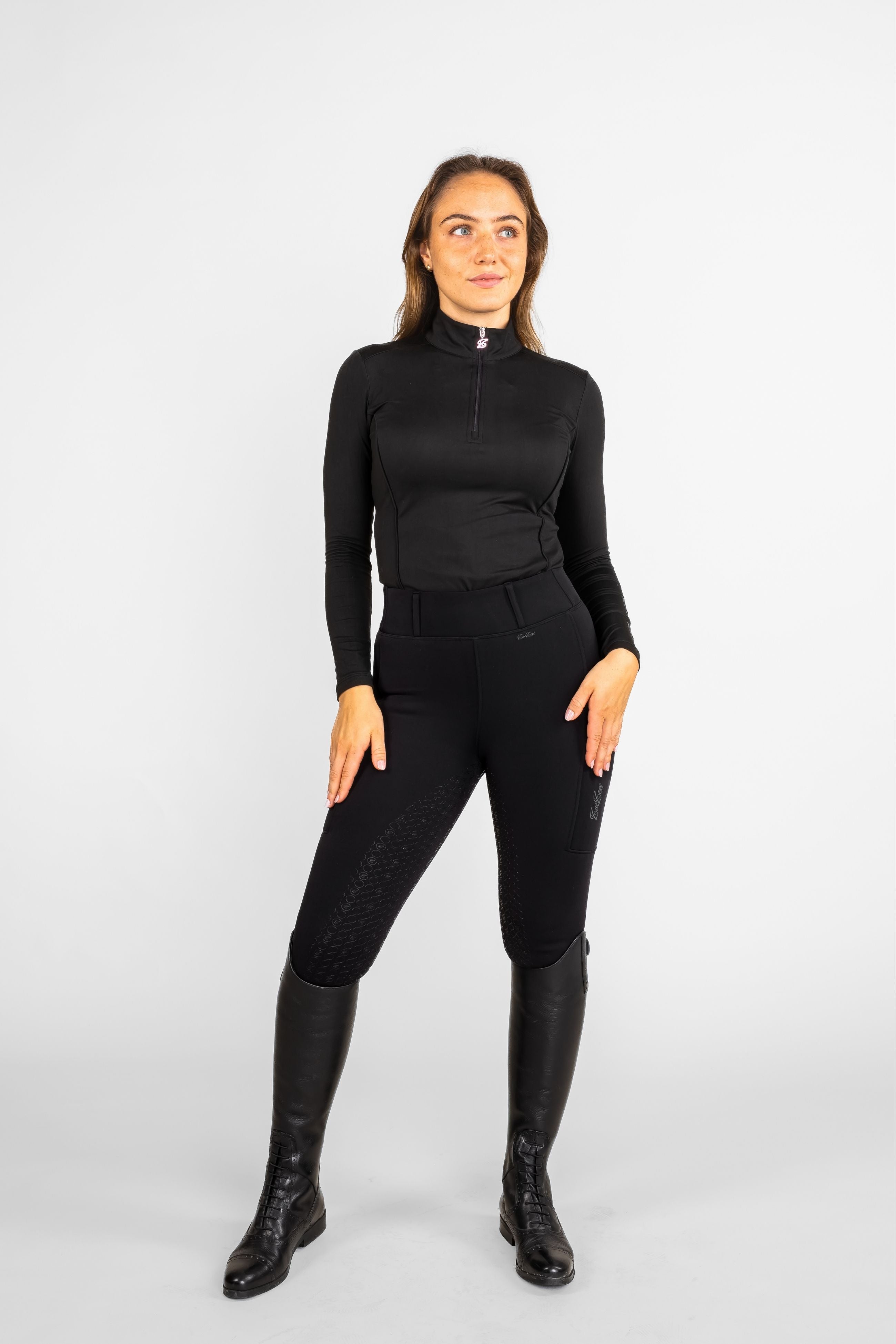 Tyyyy PLUS - Teddy Winter Leggings Black – ZacZess