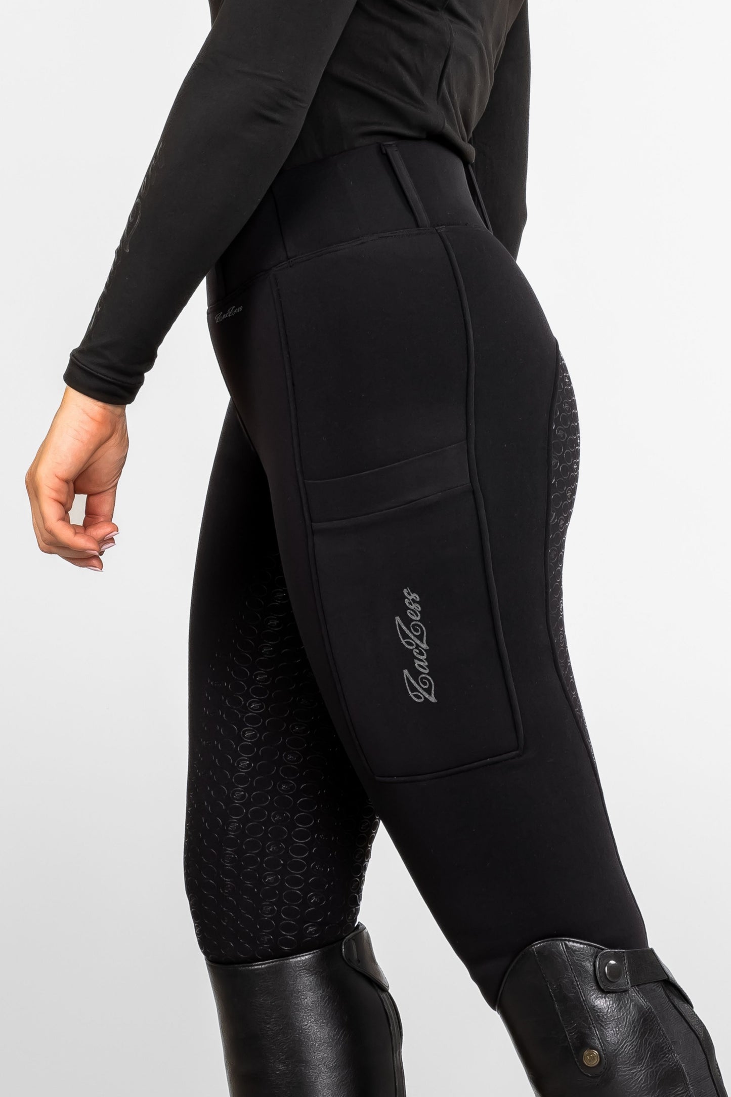 Teddy Winter Leggings Black