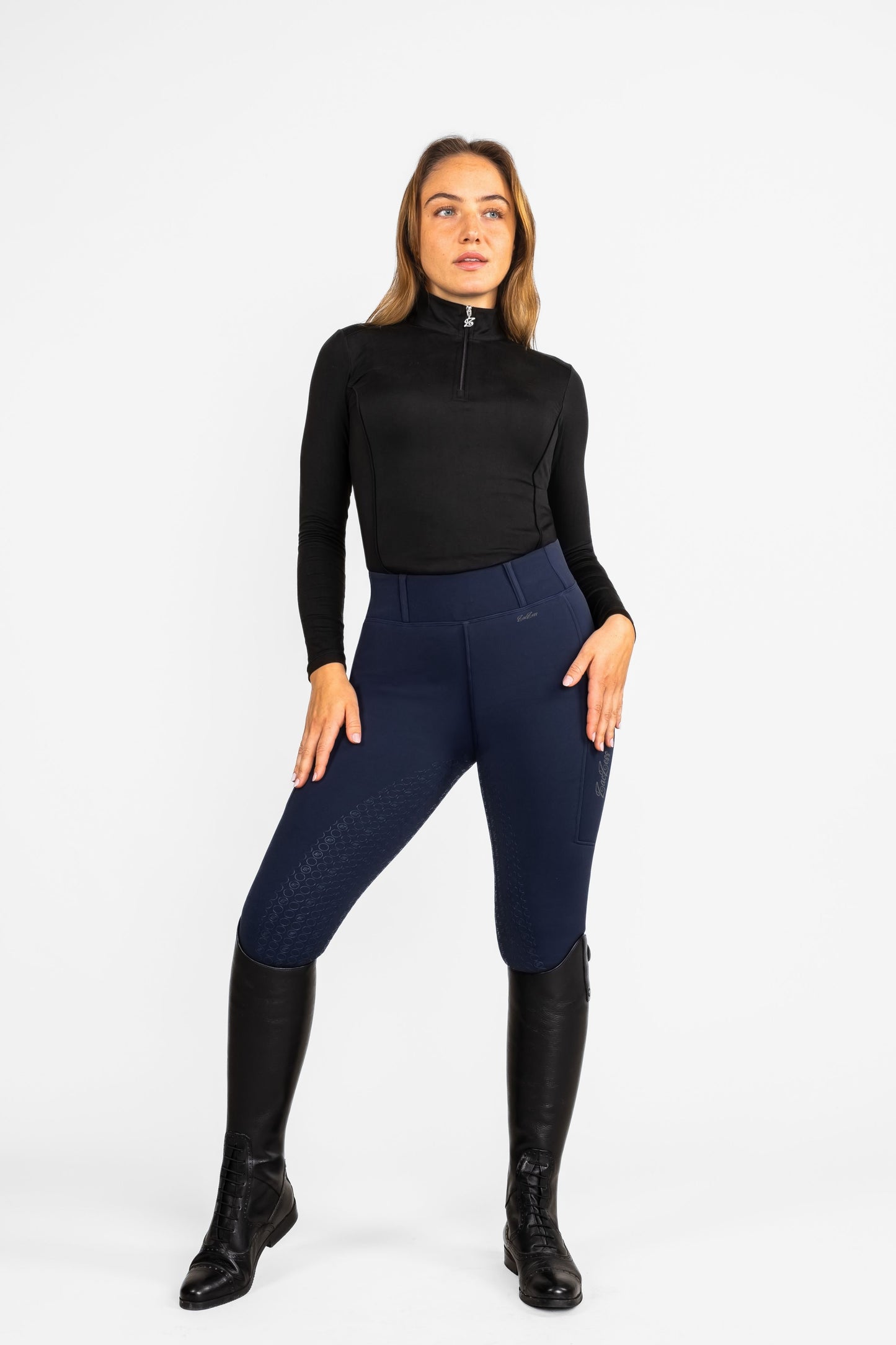 Teddy Winter Leggings Blue