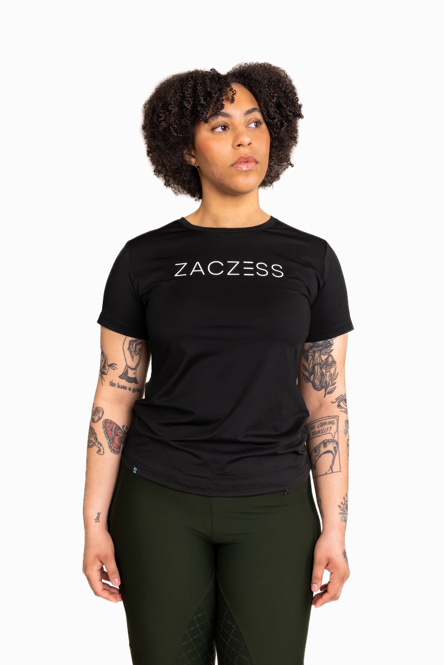 PLUS - Sofia Black T-shirt