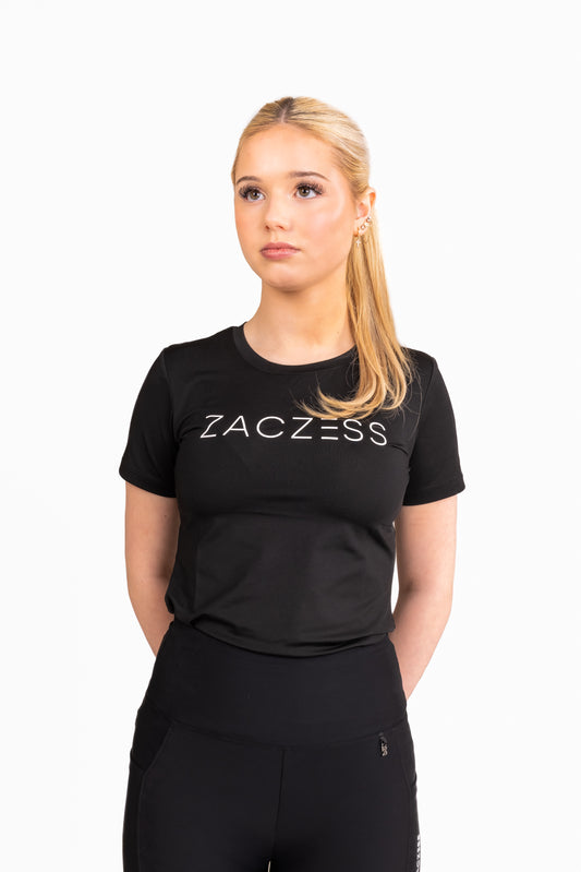 YR - Sofia Schwarzes T-Shirt