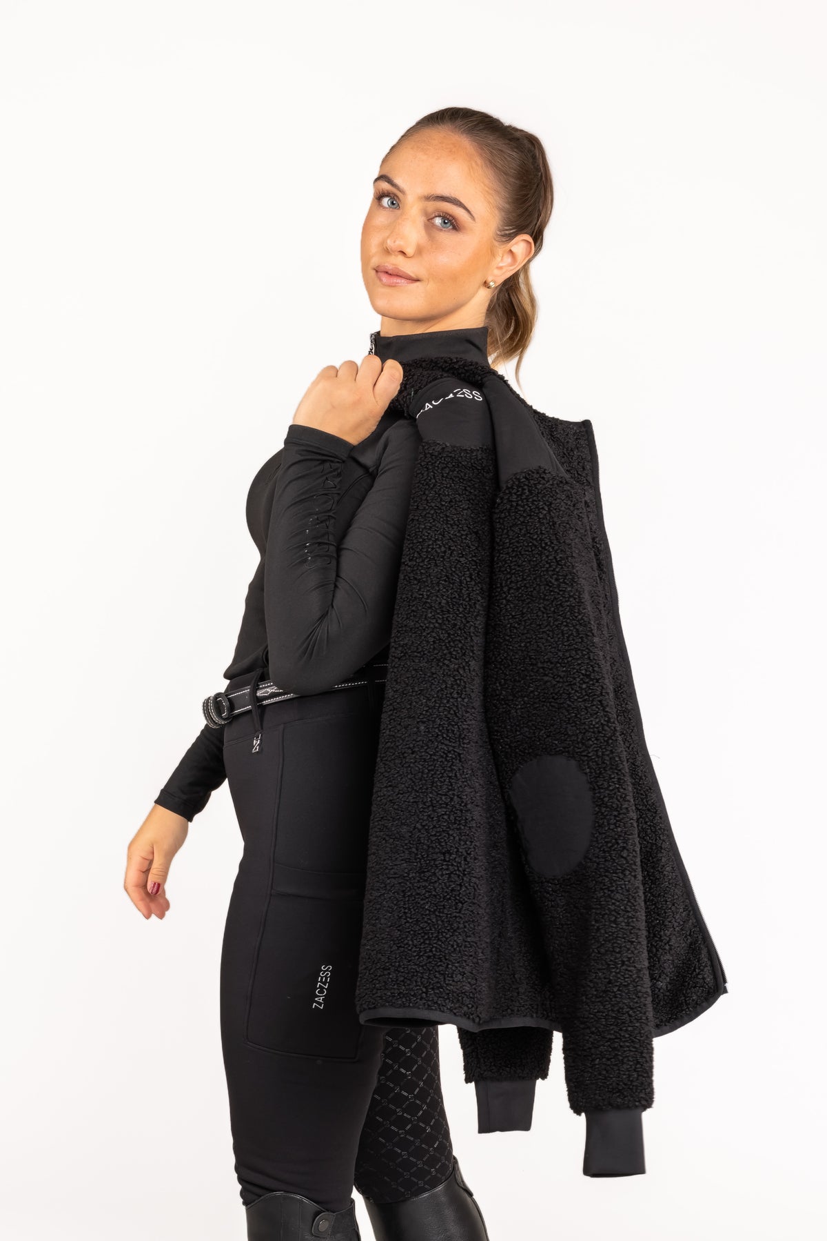 Ascot Pile Jacket Black