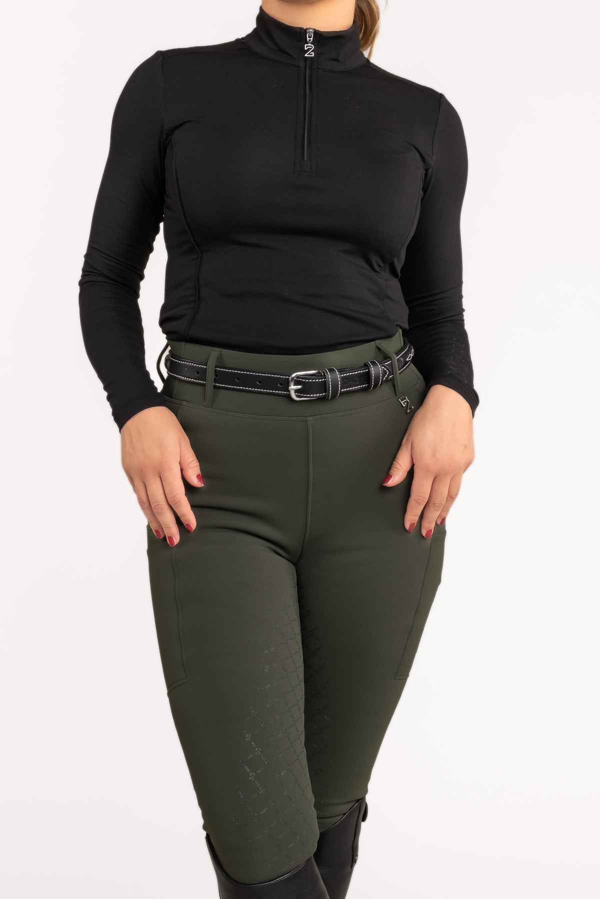 Teddy Winter Leggings Green